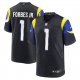 Men's #1 Emmanuel Forbes Jr Los Angeles Rams Nike 2025 Rivalries Collection Game Midnight Blue Jersey