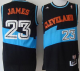 Men's Cleveland Cavaliers #23 LeBron James Black ABA Hardwood Classic Stitched NBA Jersey