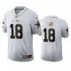 Dallas Cowboys #18 Randall Cobb Men's Nike White Golden Edition Vapor Limited NFL 100 Jersey