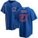 Men's Chicago Cubs #27 Seiya Suzuki Blue Alternate Stitched Nike MLB Jersey