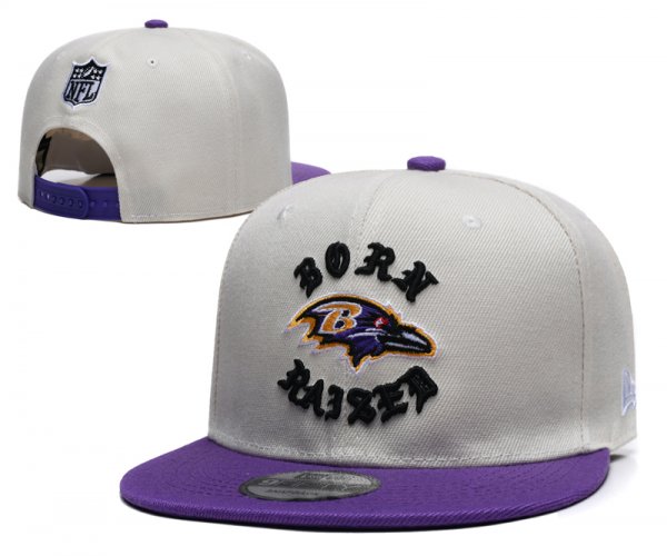Baltimore Ravens Cream Cap