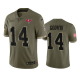 Tampa Bay Buccaneers Chris Godwin Olive 2022 Salute To Service Jersey #14