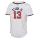 Youth Atlanta Braves Ronald Acu?a Jr. Nike White Home Limited Player Jersey