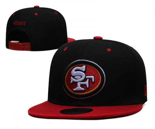 San Francisco 49ers Black and Red Cap