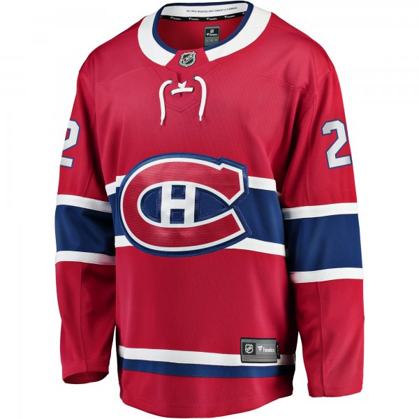 Men's Montreal Canadiens Cole Caufield Fanatics Red Home Breakaway Replica Jersey