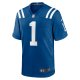 Men's Indianapolis Colts Josh Downs Nike  Royal Team Game Jersey