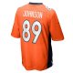 Men's Denver Broncos Brandon Johnson Nike Orange Game Player Jersey