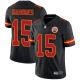 Nike Kansas City Chiefs #15 Patrick Mahomes Black Youth Stitched NFL Limited Rush Jersey