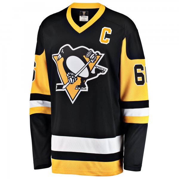 Men's Pittsburgh Penguins Mario Lemieux Fanatics Black Premier Breakaway Retired Player Jersey