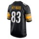 Men's Pittsburgh Steelers Connor Heyward Nike Black Game Player Jersey