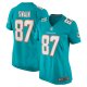 Women's Miami Dolphins Freddie Swain Nike  Aqua  Game Jersey