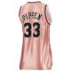 Women's Chicago Bulls Scottie Pippen Mitchell & Ness Pink 75th Anniversary Rose Gold 1997 Swingman Jersey