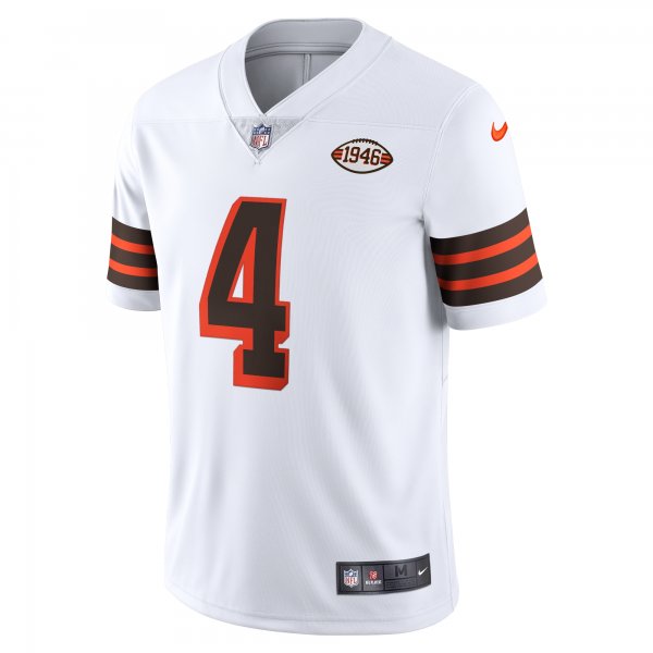 Men's Cleveland Browns Deshaun Watson Nike White 2021 Alternate Vapor Limited Jersey