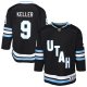 Youth Utah Mammoth #9 Clayton Keller Black Home Premier Player Jersey