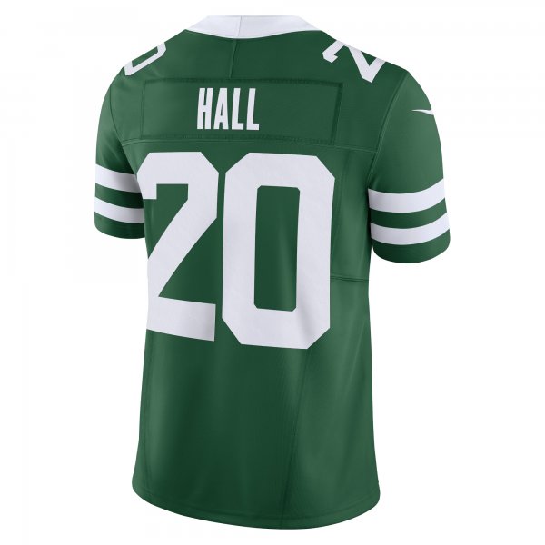 Men's New York Jets Breece Hall Nike Legacy Green Vapor F.U.S.E. Limited Jersey