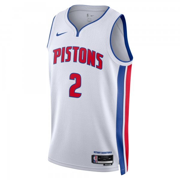 Unisex Detroit Pistons Cade Cunningham Nike White Swingman Jersey - Association Edition