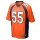 Men's Denver Broncos Frank Clark Nike  Orange Team Game Jersey