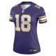 Women's Minnesota Vikings Justin Jefferson Nike Purple Alternate Legend Jersey