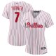 Women's Philadelphia Phillies Trea Turner Nike White Home Replica Player Jersey