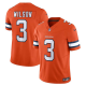 Men's Denver Broncos #3 Russell Wilson Nike Orange Vapor F.U.S.E. Limited NFL Jersey