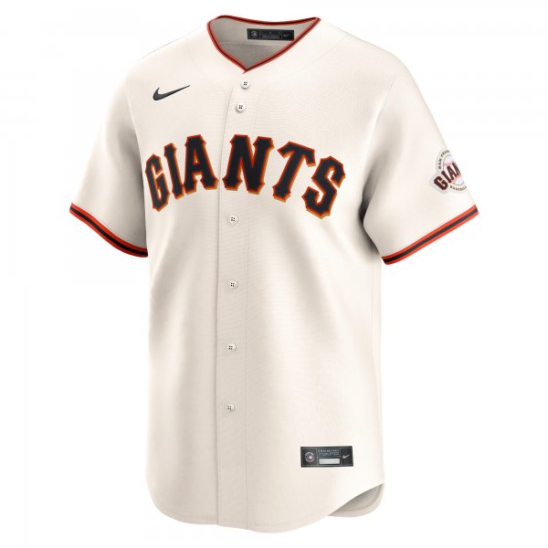 Men's San Francisco Giants  Nike Cream 2024 Jackie Robinson Day Home Limited Jersey