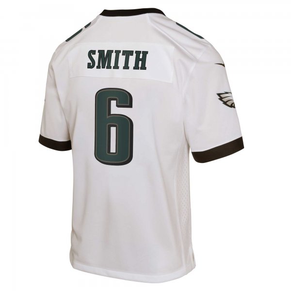 Youth Philadelphia Eagles DeVonta Smith Nike White Game Jersey