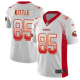 San Francisco 49ers #85 George Kittle White Men's Stitched NFL Limited Rush Drift Fashion Jersey