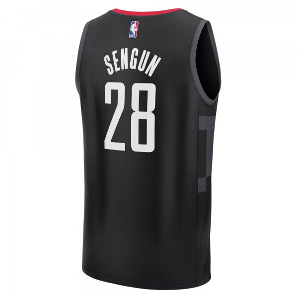 Men's Houston Rockets Alperen Sengun Fanatics Black Fast Break Replica Player Jersey - Statement Edition