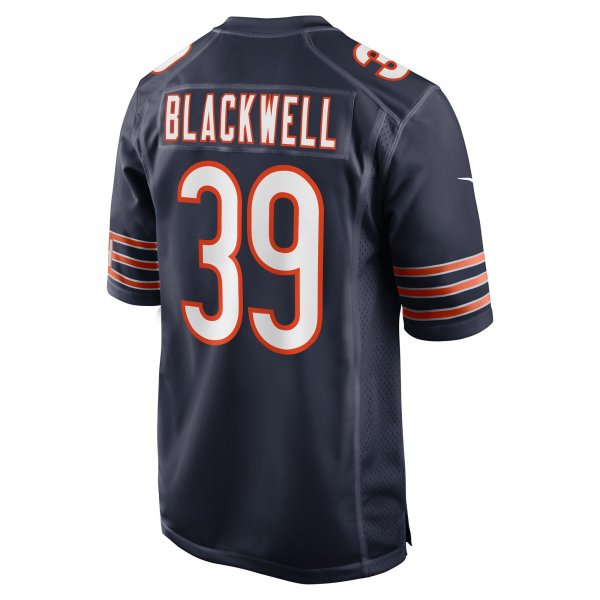 Men's Chicago Bears Josh Blackwell Nike Navy Game Player Jersey