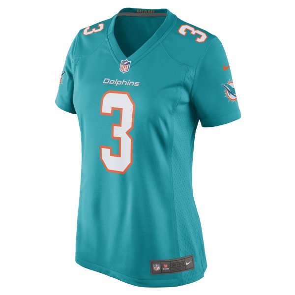 Women's Miami Dolphins Myles Gaskin Nike Aqua Game Player Jersey