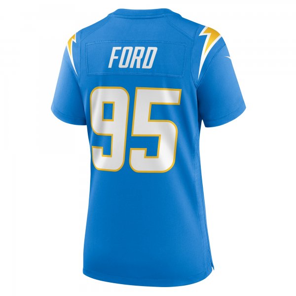 Women's Los Angeles Chargers Poona Ford Nike  Powder Blue Team Game Jersey