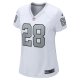 Women's Las Vegas Raiders Josh Jacobs Nike White Alternate Game Player Jersey