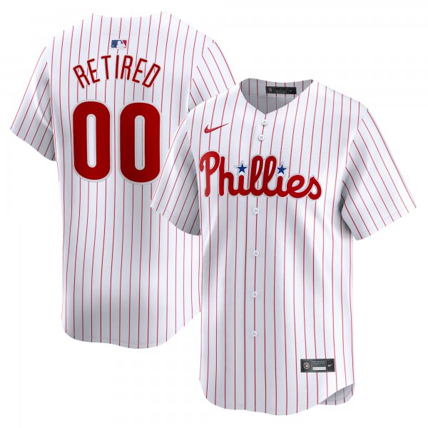 Men's Philadelphia Phillies Nike White Home Limited Pick-A-Player Retired Roster Jersey