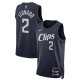 Unisex LA Clippers Kawhi Leonard Nike Navy 2023/24 Swingman Jersey - City Edition