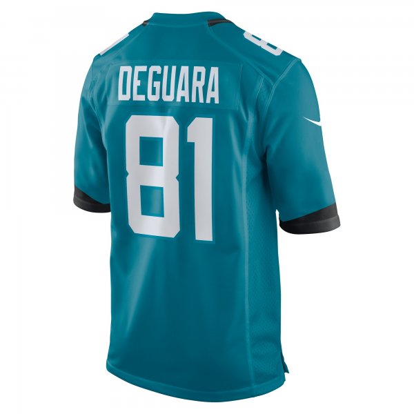 Men's Jacksonville Jaguars Josiah Deguara Nike  Teal Team Game Jersey