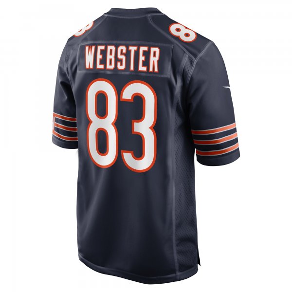 Men's Chicago Bears Nsimba Webster Nike  Navy Team Game Jersey