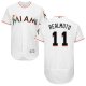 Miami Marlins #11 JT Realmuto White Flexbase Collection Stitched MLB Jersey