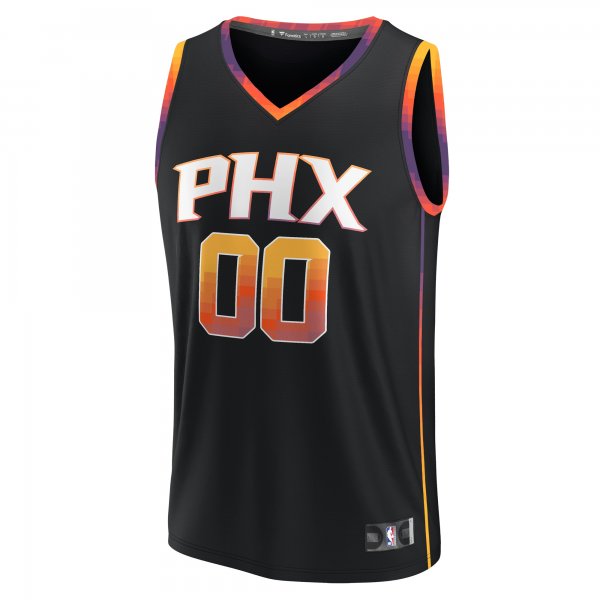 Men's Phoenix Suns  Fanatics Black  Fast Break Custom Replica Jersey - Statement Edition