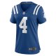 Women's Indianapolis Colts Sam Ehlinger Nike Royal Game Jersey