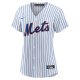 Women's New York Mets Justin Verlander Nike White/Royal Home Replica Player Jersey