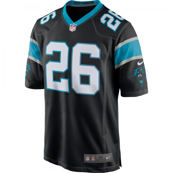 Men's Carolina Panthers Donte Jackson Nike Black Game Jersey