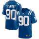 Men's #90 Indianapolis Colts Grover Stewart Nike Royal Limited Jersey