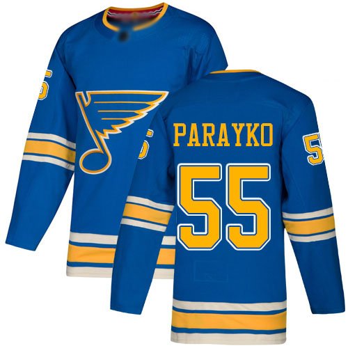 St. Louis Blues #55 Colton Parayko Blue Alternate Stitched NHL Jersey