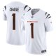 Men's Cincinnati Bengals Ja'Marr Chase Nike White Vapor F.U.S.E. Limited Jersey