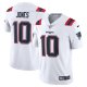 Men's New England Patriots Mac Jones Nike White Vapor Limited Jersey