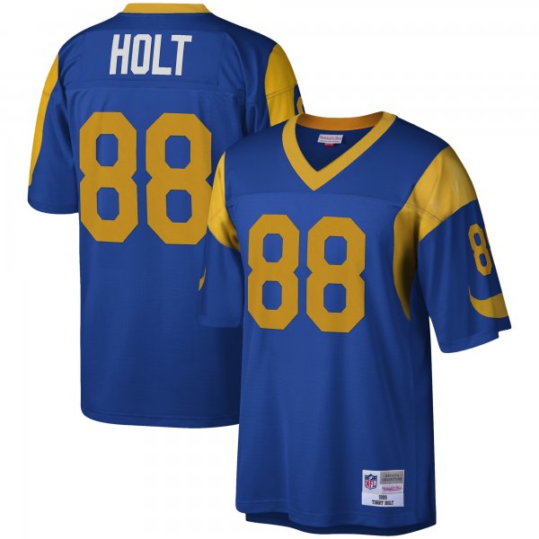 Men's Los Angeles Rams Torry Holt Mitchell & Ness Royal Legacy Replica Jersey