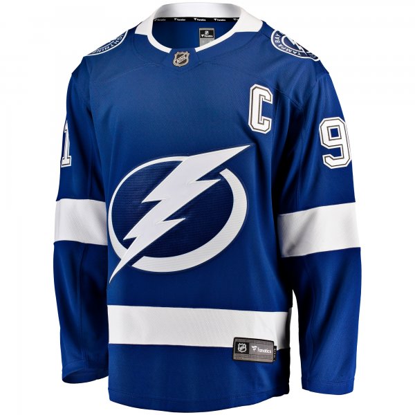 Men's Tampa Bay Lightning Steven Stamkos Fanatics Blue Home Breakaway Jersey