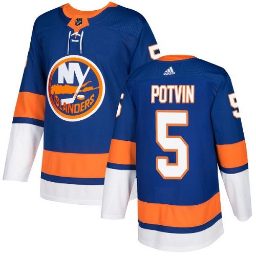 Adidas New York Islanders #5 Denis Potvin Royal Blue Home Stitched NHL Jersey