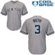 New York Yankees #3 Babe Ruth Grey Cool Base Stitched Youth MLB Jersey