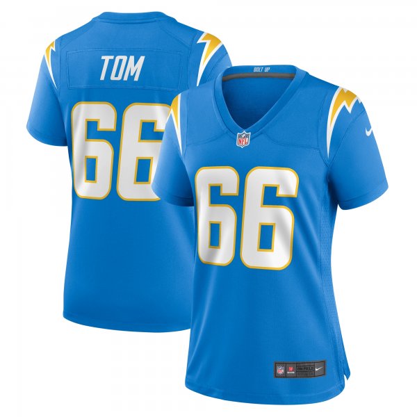 Women's Los Angeles Chargers Cameron Tom Nike  Powder Blue  Game Jersey